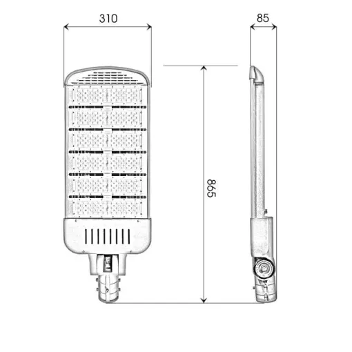 Đèn đường cao tốc 300W - D14 - Ảnh 9