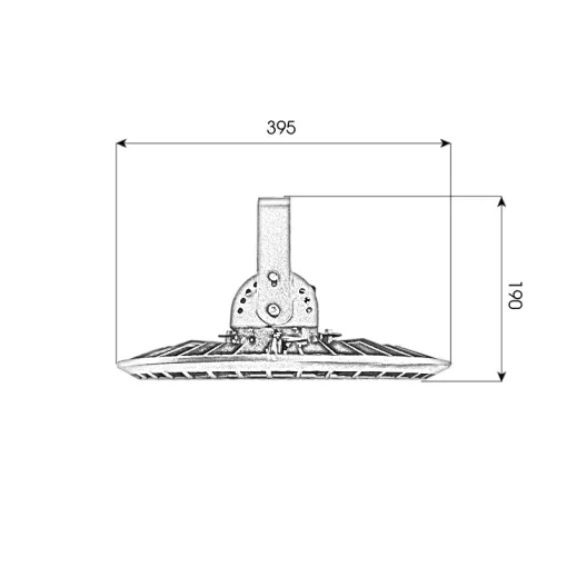 Đèn nhà xưởng UFO X01 Nguồn hộp - Công suất 200W - Ảnh 4