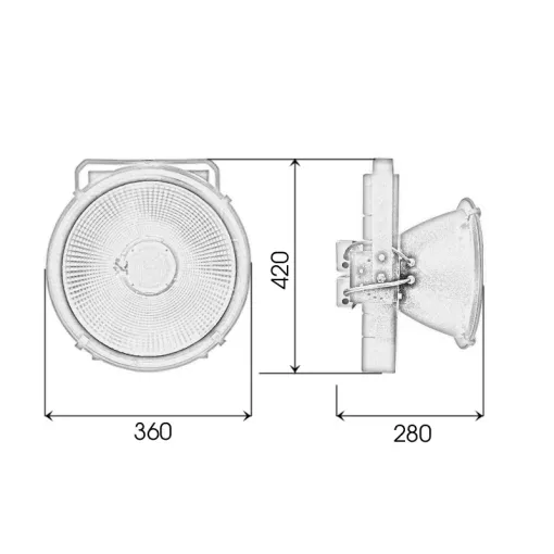 Đèn pha PCC chip LED SMD - Công suất 250W - Ảnh 7