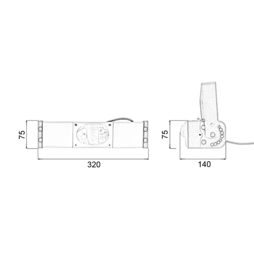 Đèn pha LED module COB P03 - Công suất 50W - Ảnh 6