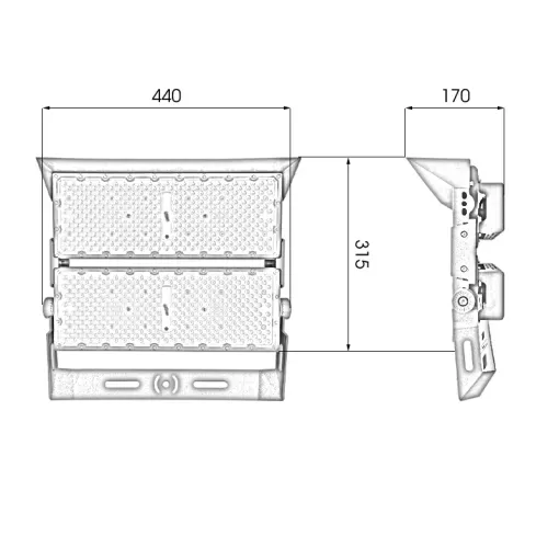 Đèn pha sân bóng đá 400W - P04 - Ảnh 5