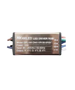 Nguồn điện đèn LED đổi màu - 10W (DPL-HK-DM010RGB-BR09V) - 85 ~ 265 Vac 50/60Hz; Out 6-13Vdc.