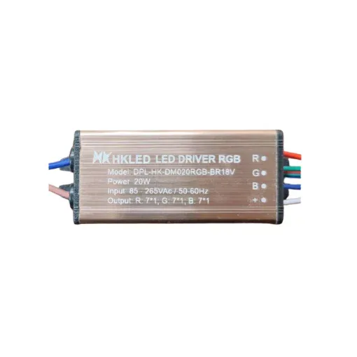 Nguồn điện đèn LED đổi màu - 20W (DPL-HK-DM020RGB-BR18V) - 85 ~ 265 Vac 50/60Hz; Out 10-21Vdc.
