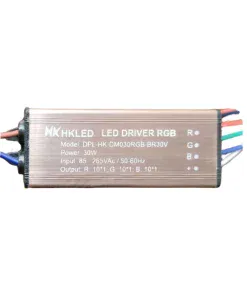 Nguồn điện đèn LED đổi màu - 30W (DPL-HK-DM030RGB-BR30V) - 85 ~ 265 Vac 50/60Hz; Out 20-35Vdc.