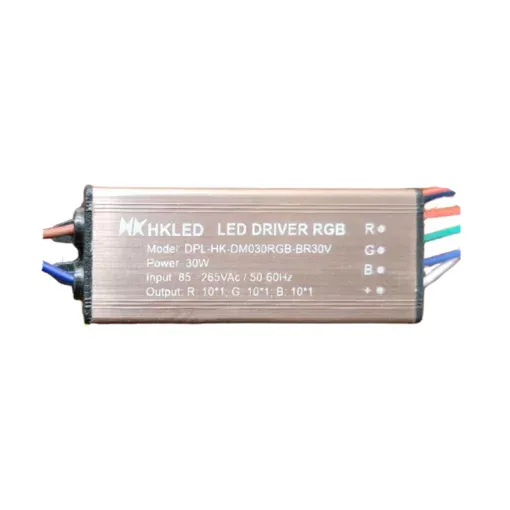 Nguồn điện đèn LED đổi màu - 30W (DPL-HK-DM030RGB-BR30V) - 85 ~ 265 Vac 50/60Hz; Out 20-35Vdc.