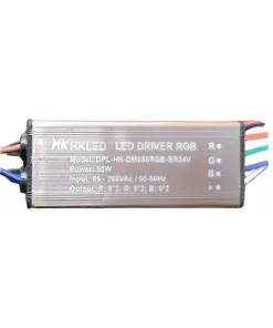 Nguồn điện đèn LED đổi màu - 50W (DPL-HK-DM050RGB-BR24V) - 85 ~ 265 Vac 50/60Hz; Out 16-27Vdc.