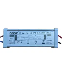 Nguồn điện DONE 30W (DL-30W-C900-MPC) - 100~277Vac 50/60Hz; Out: 21~42Vdc; Output: 0.75A; PF~0.95; Protection: IP67 - 2KV; Size: 104.6*30*20.5mm