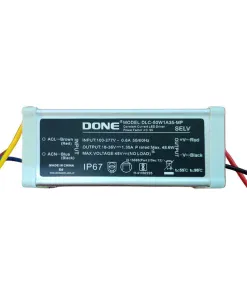 Nguồn điện DONE 50W (DLC-50W1A35-MP) - 100~277Vac 50/60Hz; Out: 18~36Vdc; Output: 1.35A; PF~0.95; Protection: IP67 - 4KV; Size: 108.5*39.5*29.7mm