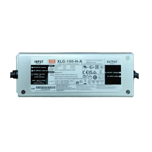 Nguồn điện MEANWELL 150W (XLG-150-H-A)- 100~305Vac 50/60Hz; Out 27~56Vdc; Out put: 2.68~4.17A; Size: 180*63*35.5mm (0.8Kg;16pcs/13.4Kg)