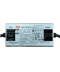 Nguồn điện MEANWELL - 75W (XLG-75-H-A)- 100~305Vac 50/60Hz; Out 27~54Vdc; Out put: 0.65-2.1A; Size: 140*63*32mm (0.58Kg;24pcs /15Kg)