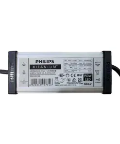 Nguồn điện PHILIP XITANIUM 150W (Xi EP LV 150W 2.0-5.0A WL I175) 110~277Vac 50/60Hz; Out 24~ 50Vdc; Out put: 2.0-5.0A; Size: 175*67*40mm.