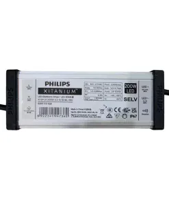 Nguồn điện PHILIP XITANIUM 200W (Xi EP LV 200W 3.0-6.7A WL I195) - 110~277Vac 50/60Hz; Out 24~50Vdc Out put: 3.0-6.7A; Size: 195*67*40mm.