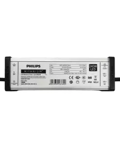 Nguồn điện PHILIP XITANIUM 240W (Xi EP LV 250W 4.0-8.3A WL I215) - 110~277Vac 50/60Hz; Out 24~50Vdc Out put: 4.0-8.3A; Size: 215*67*40mm.