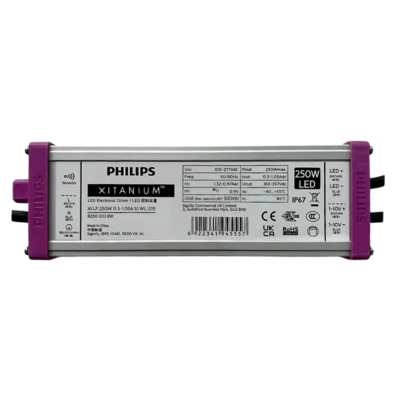 Nguồn điện PHILIP DIM 5 LEVER XITANIUM công suất 250W